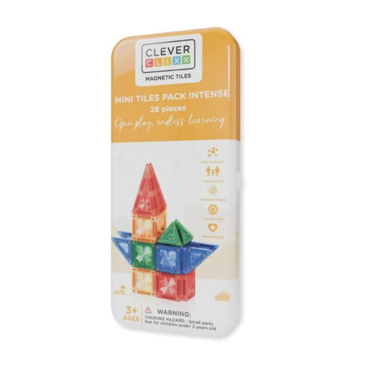 Cleverclixx. Mini Tiles Pack Intense | 28 pieces