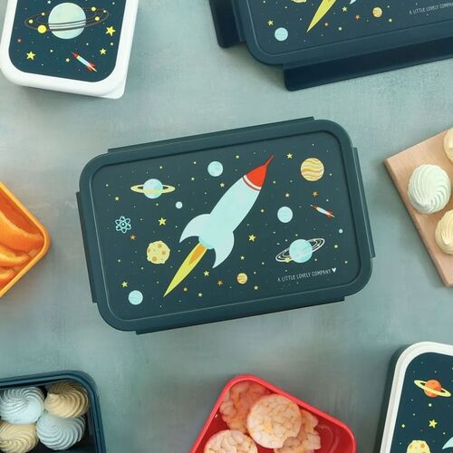 A little lovely company Δοχείο φαγητού Bento Lunch box: Space