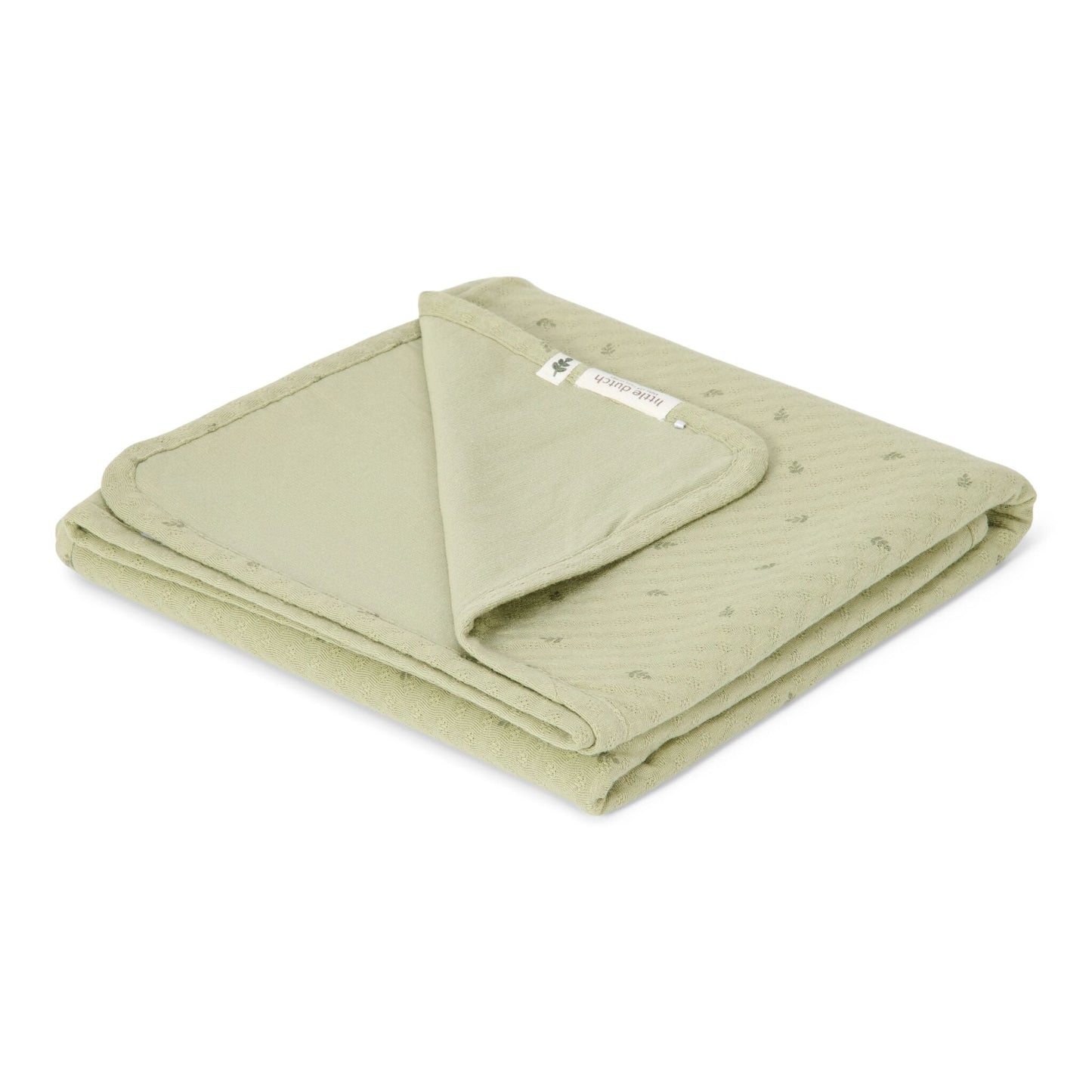LITTLE DUTCH. Κουβέρτα καλοκαιρινή Pure Sage 110x140