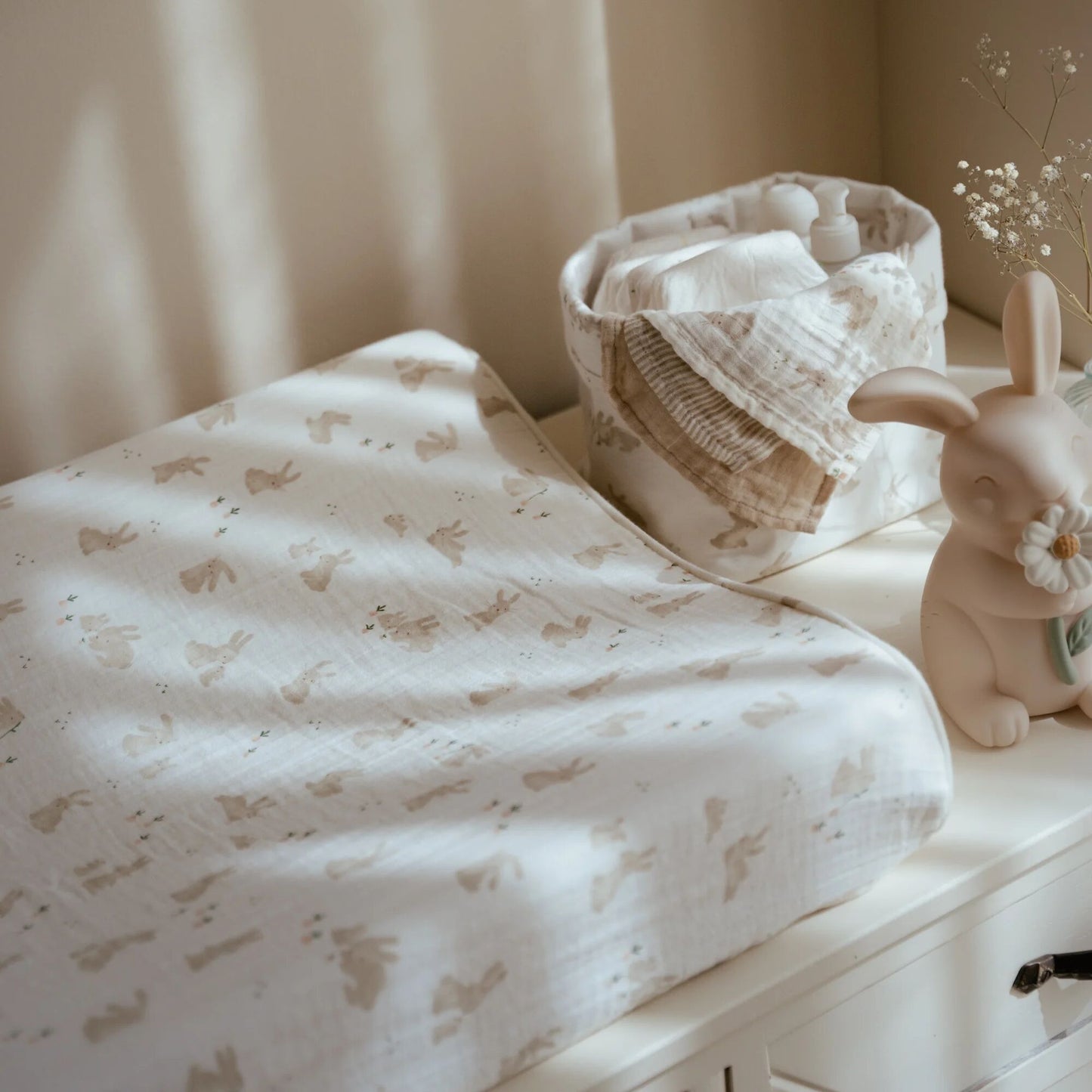 LITTLE DUTCH. Κάλυμμα μαξιλαριού αλλαξιέρας Baby Bunny New