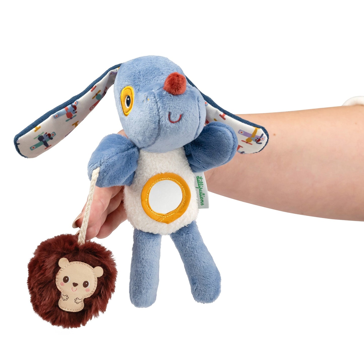 LILLIPUTIENS. Υφασμάτινη δαχτυλόκουκλα δραστηριοτήτων Jules