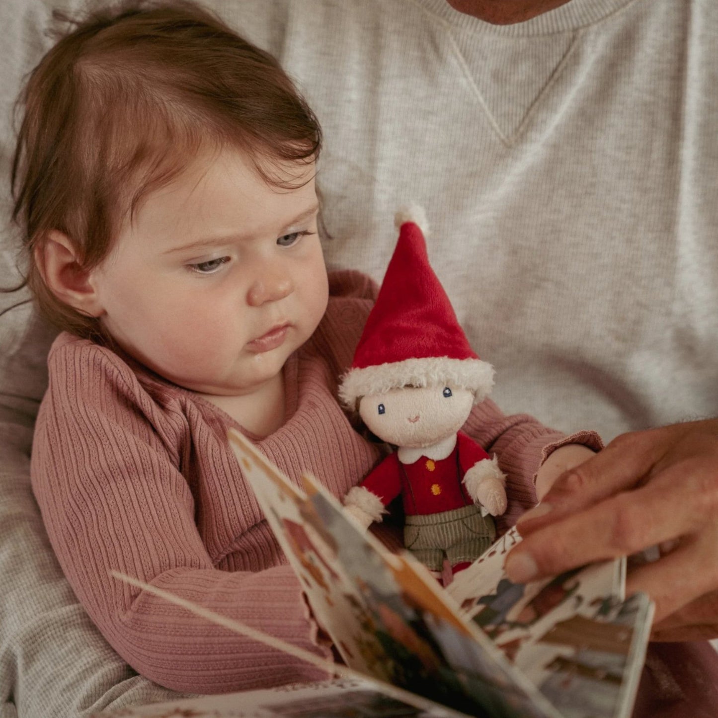 LITTLE DUTCH. Χριστουγεννιάτικο σετ δώρου με βιβλίο και κουκλάκι Jim