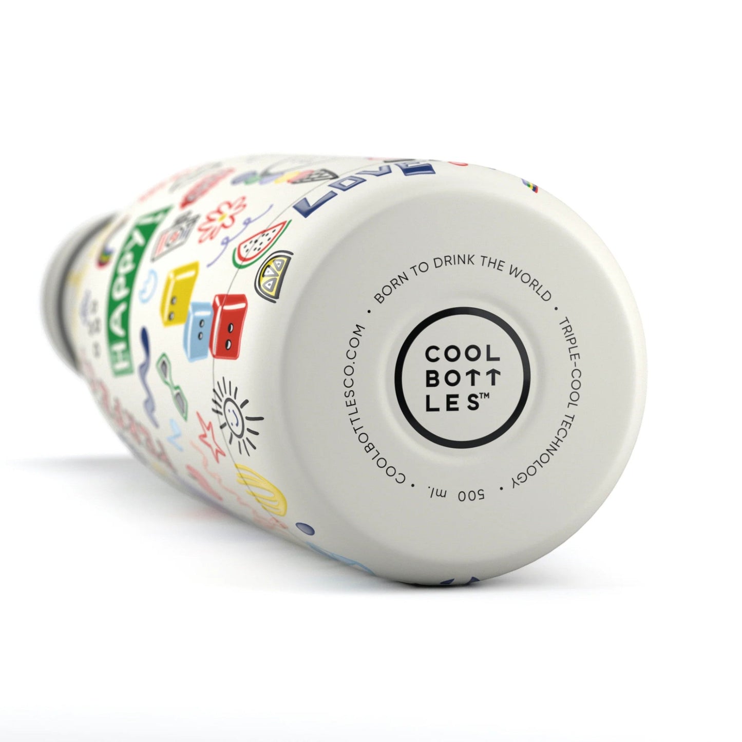 COOL BOTTLES. Ανοξείδωτο μπουκάλι Good Vibes 500ml