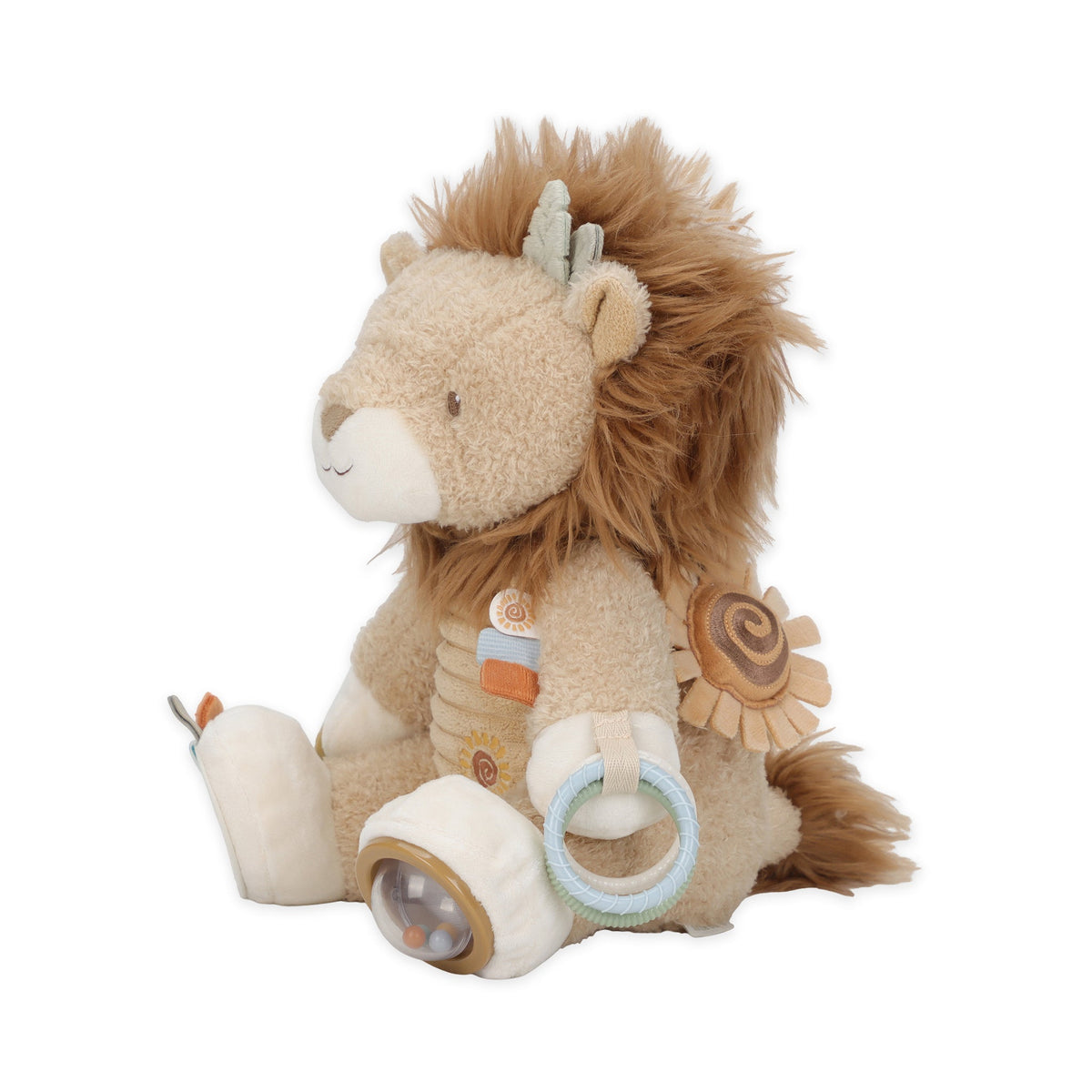 LITTLE DUTCH. Υφασμάτινο λιονταράκι δραστηριοτήτων Safari Friends GRS