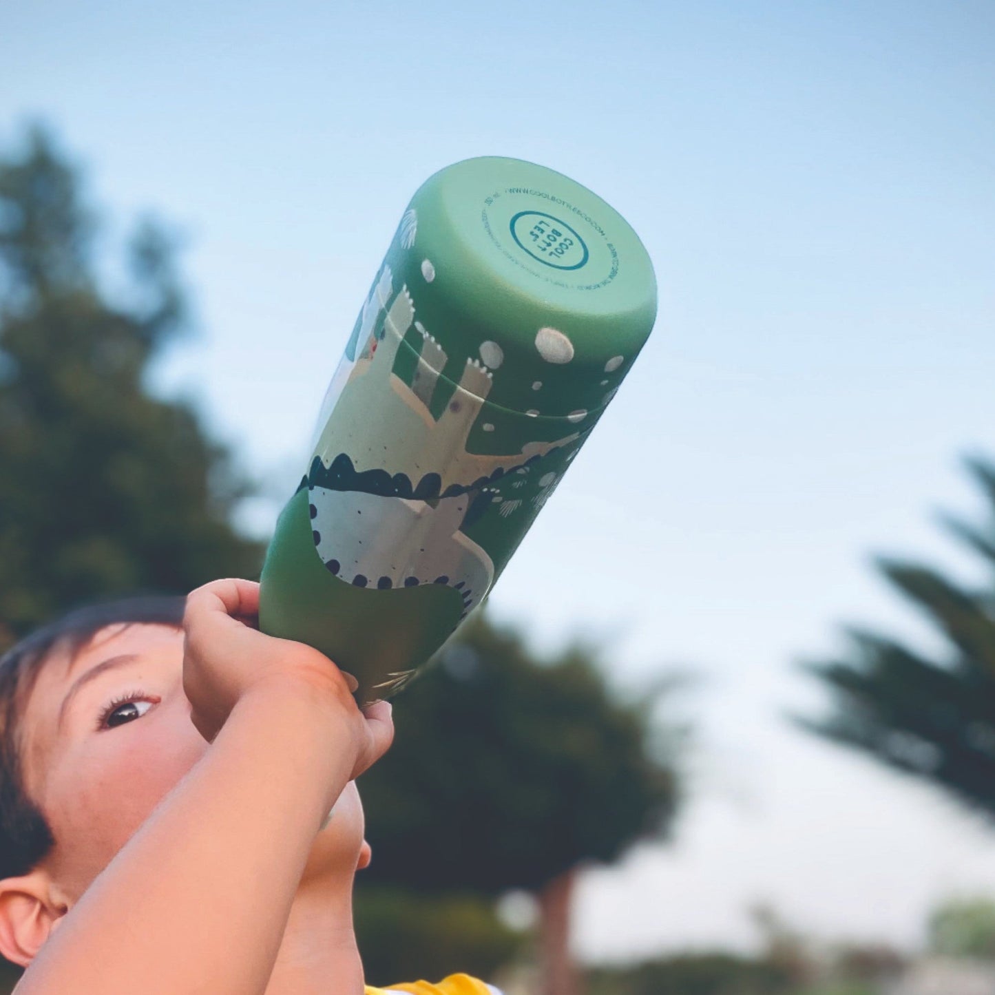 COOL BOTTLES. Ανοξείδωτο παιδικό μπουκάλι Δεινόσαυροι 350ml