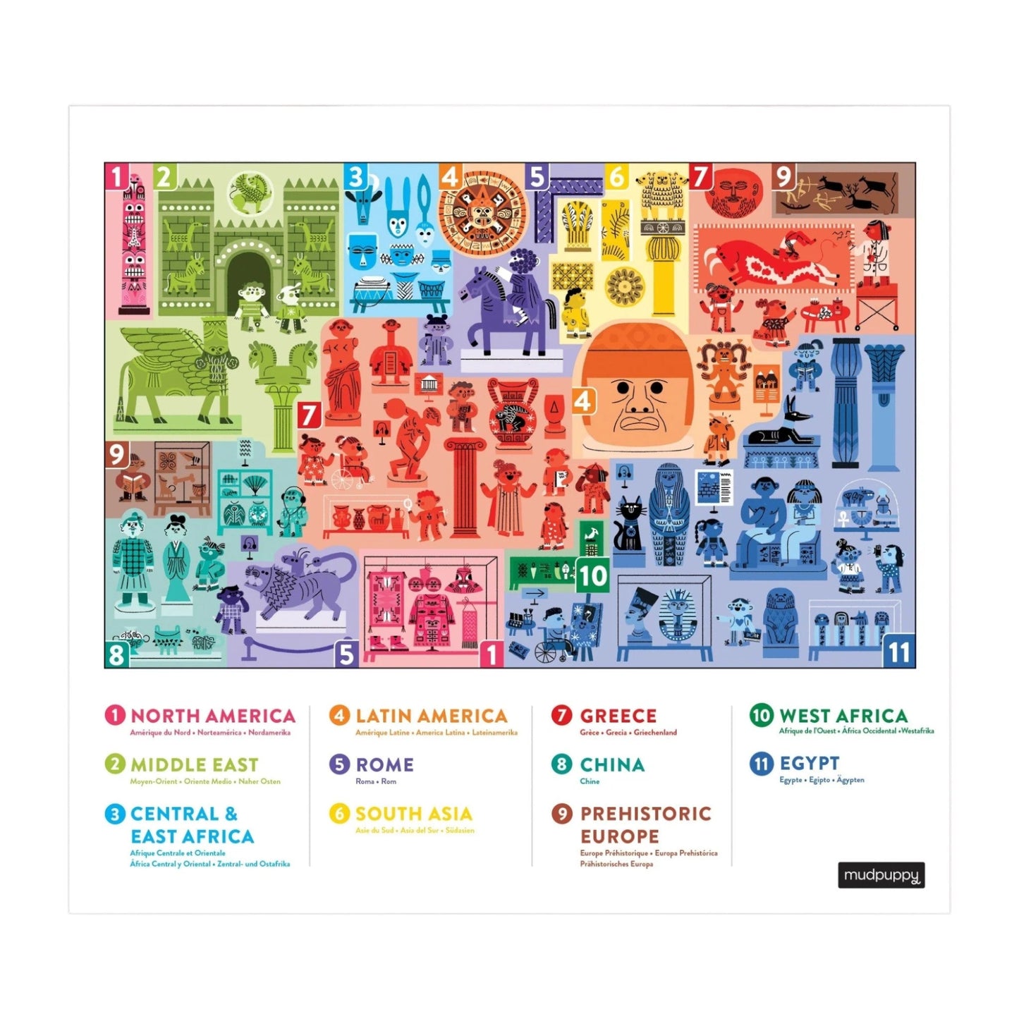 MUDPUPPY. Παζλ Search & Find 64 κομματιών Στο Μουσείο