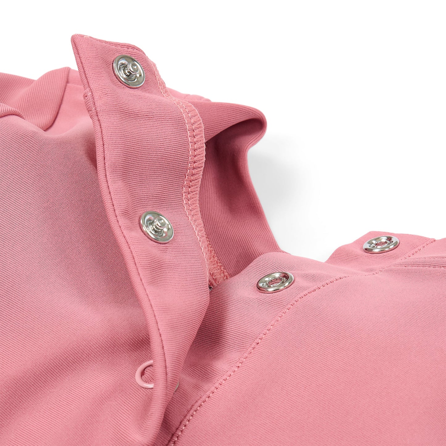 LITTLE DUTCH. Ολόσωμο μακρυμάνικο μαγιό με βολάν Dreamy Pink