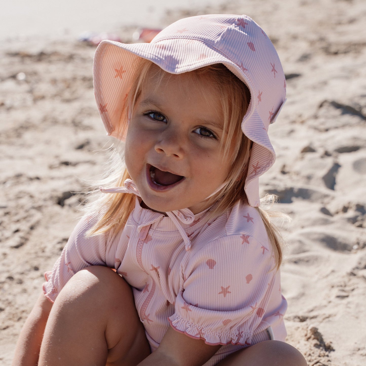 LITTLE DUTCH. Παιδικό καπέλο ήλιου Dreamy Seashells