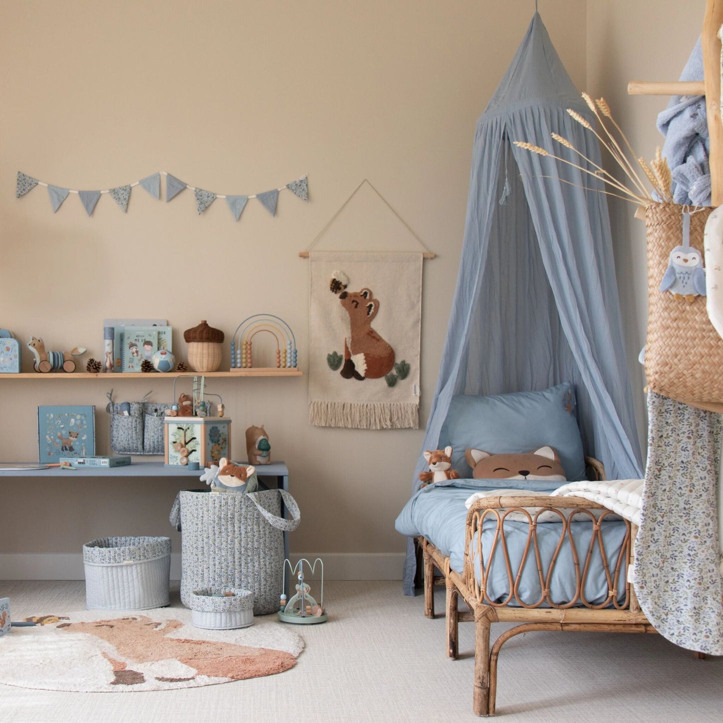 LITTLE DUTCH. Κρεμαστό διακοσμητικό τοίχου Αλεπού Forest Friends