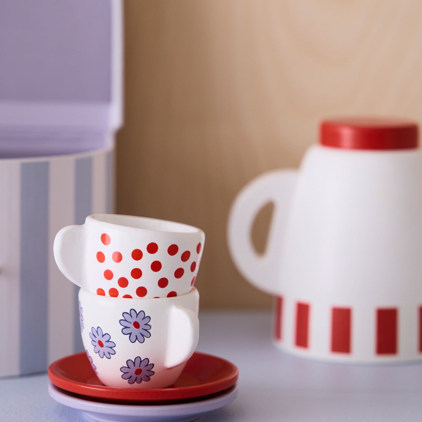 KIDS CONCEPT. Ξύλινο σετ καφέ MOOMIN