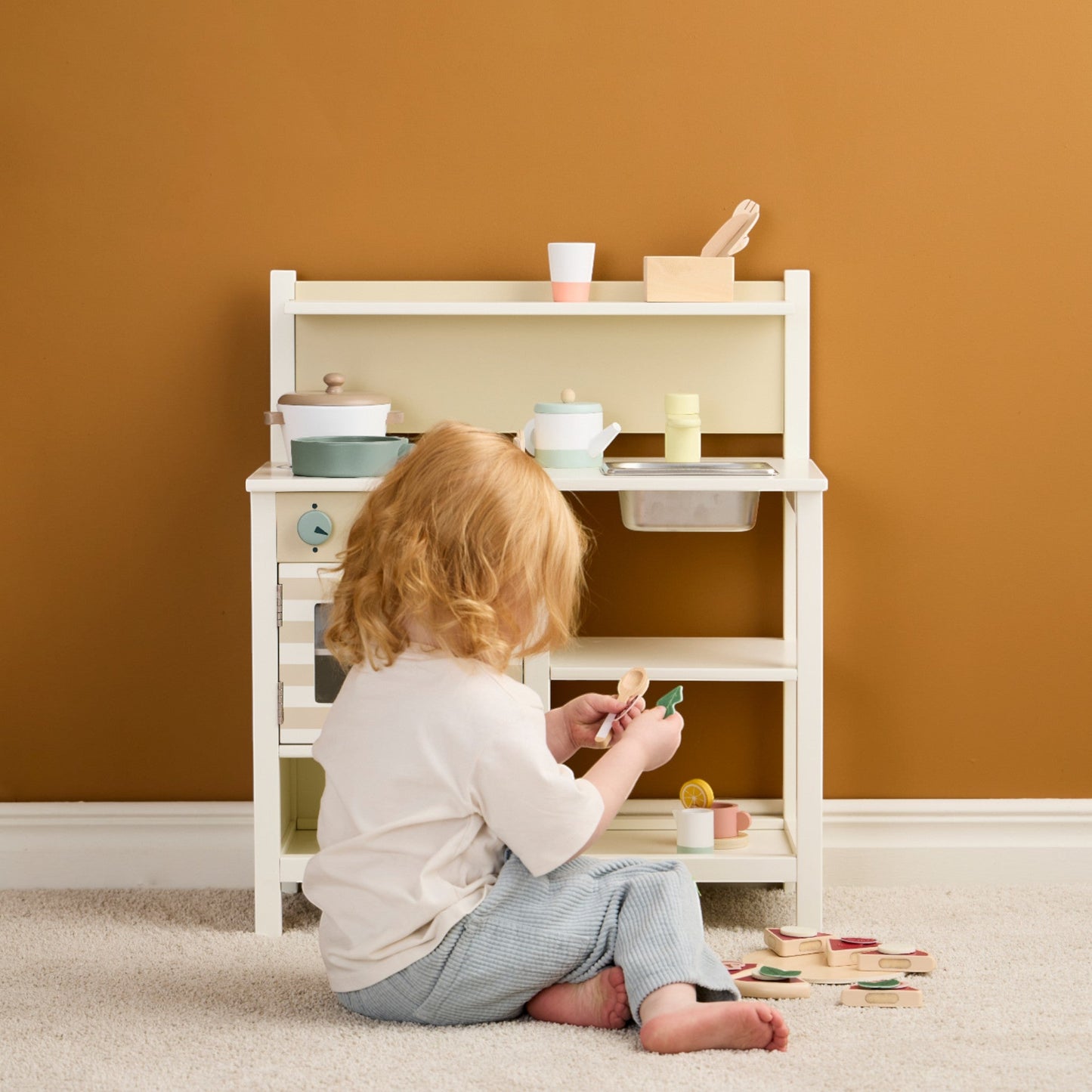 KIDS CONCEPT. Ξύλινη κουζίνα KID'S HUB (λευκό)