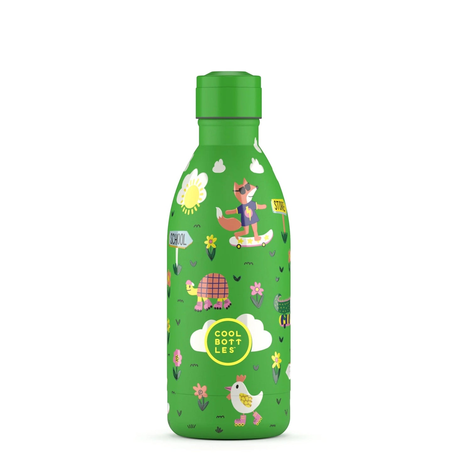 COOL BOTTLES. Ανοξείδωτο παιδικό μπουκάλι Rolling Skaters 500ml