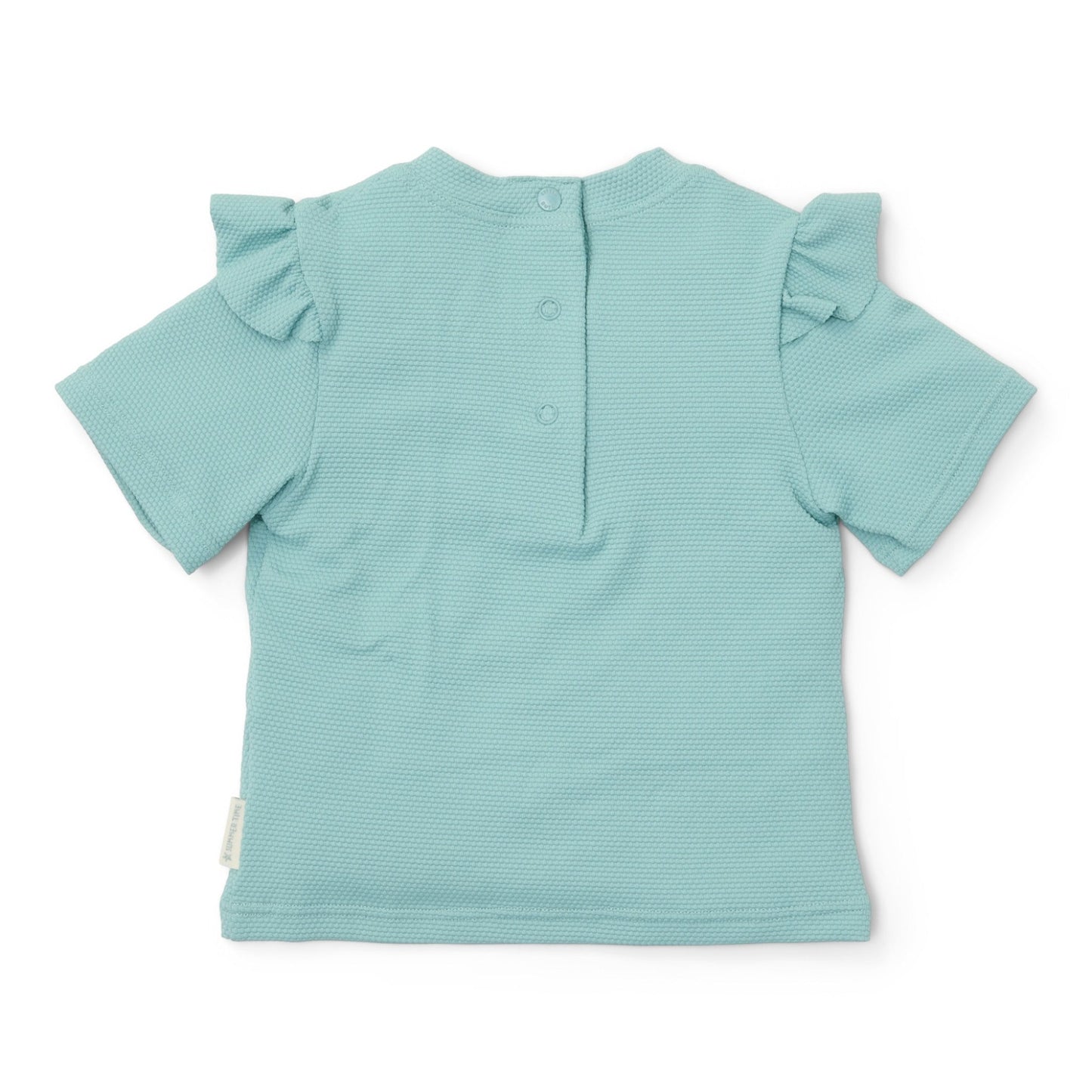 LITTLE DUTCH. Μπλουζάκι κοντομάνικο με προστασία UV Ocean Treasures Surf Blue