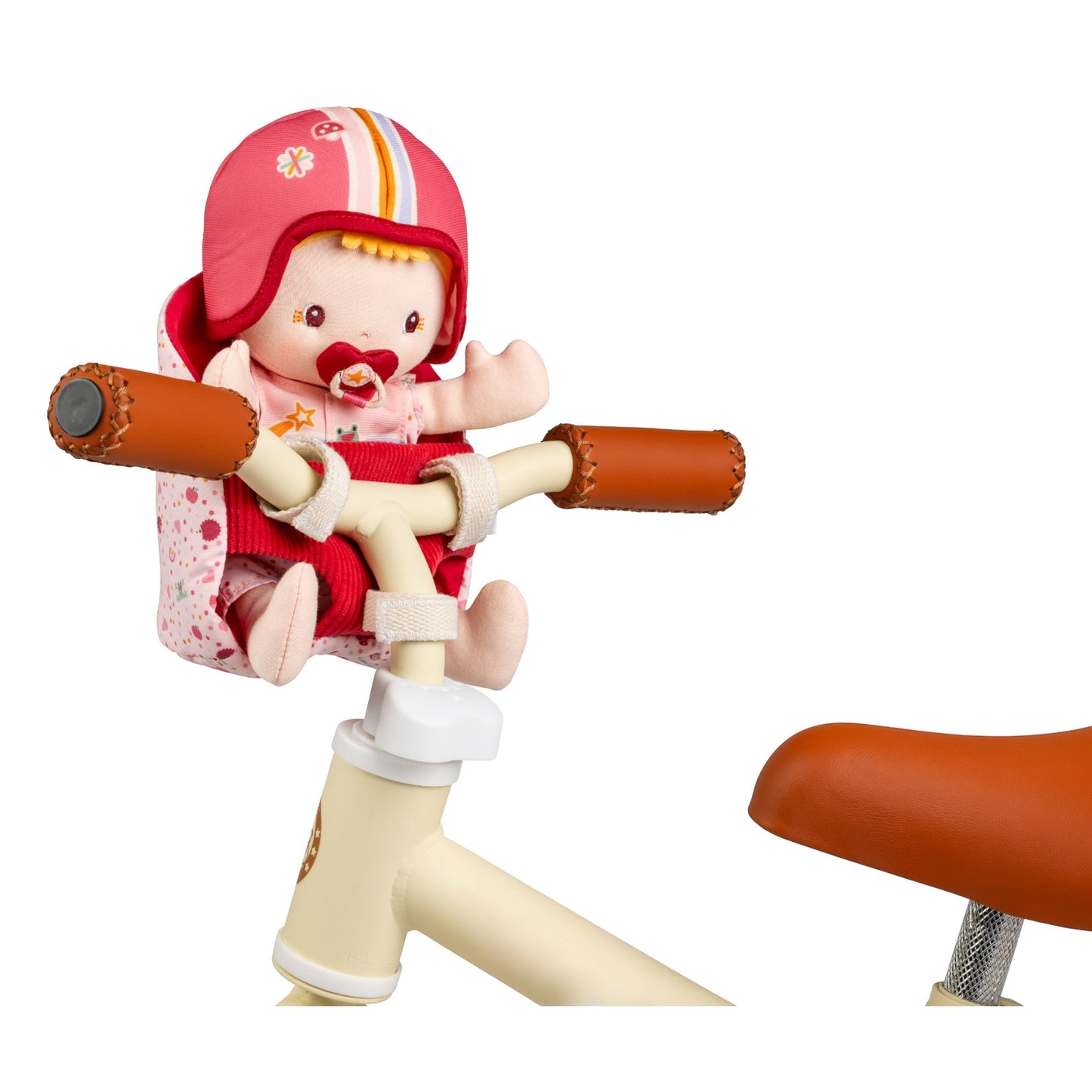 LILLIPUTIENS. Υφασμάτινη κούκλα Lena με κάθισμα ποδηλάτου