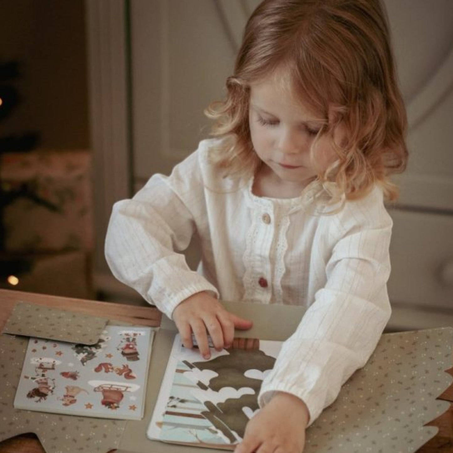 LITTLE DUTCH. Σετ με Χριστουγεννιάτικα αυτοκόλλητα