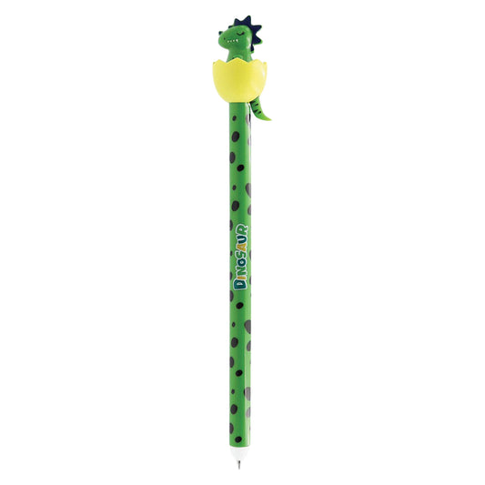 GIM. Erasable Gel στυλό Happy Life πράσινος δεινόσαυρος