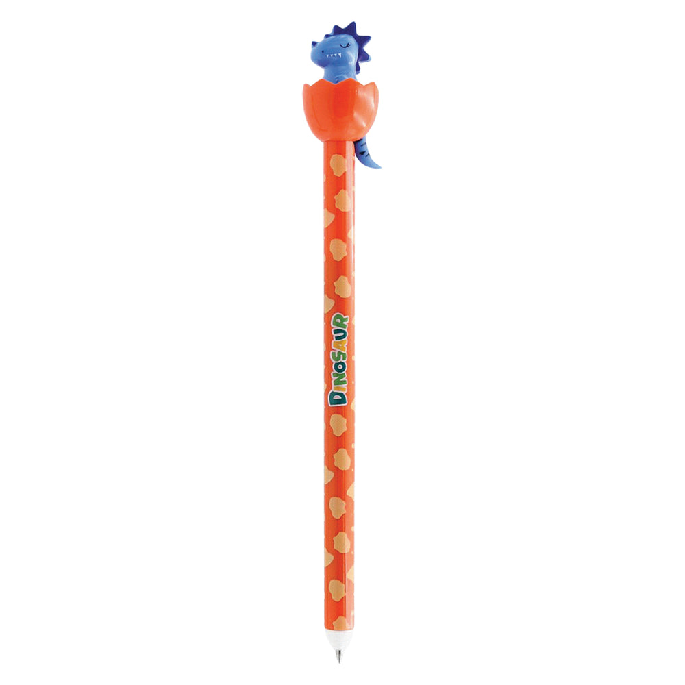 GIM. Erasable Gel στυλό Happy Life μπλε δεινόσαυρος