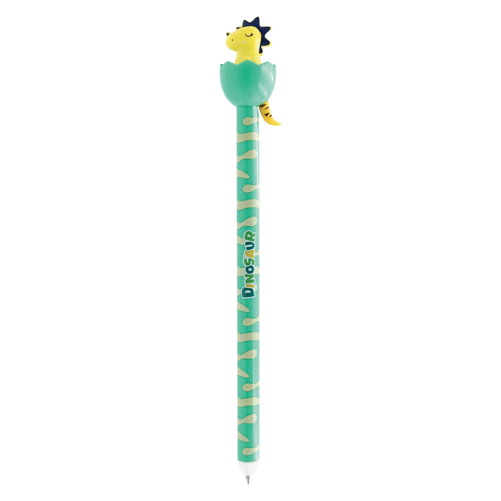 GIM. Erasable Gel στυλό Happy Life κίτρινος δεινόσαυρος