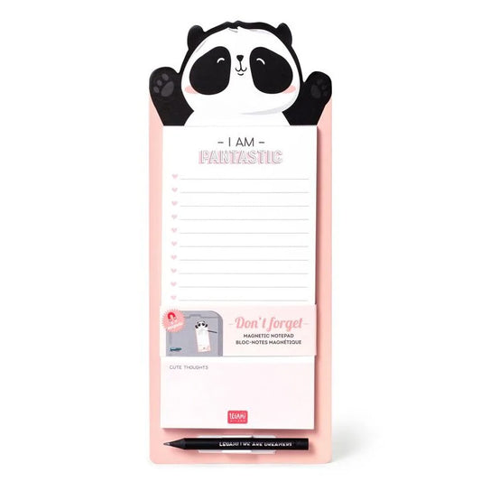 Legami Panda Magnetic Memo Cube - Don't Forget