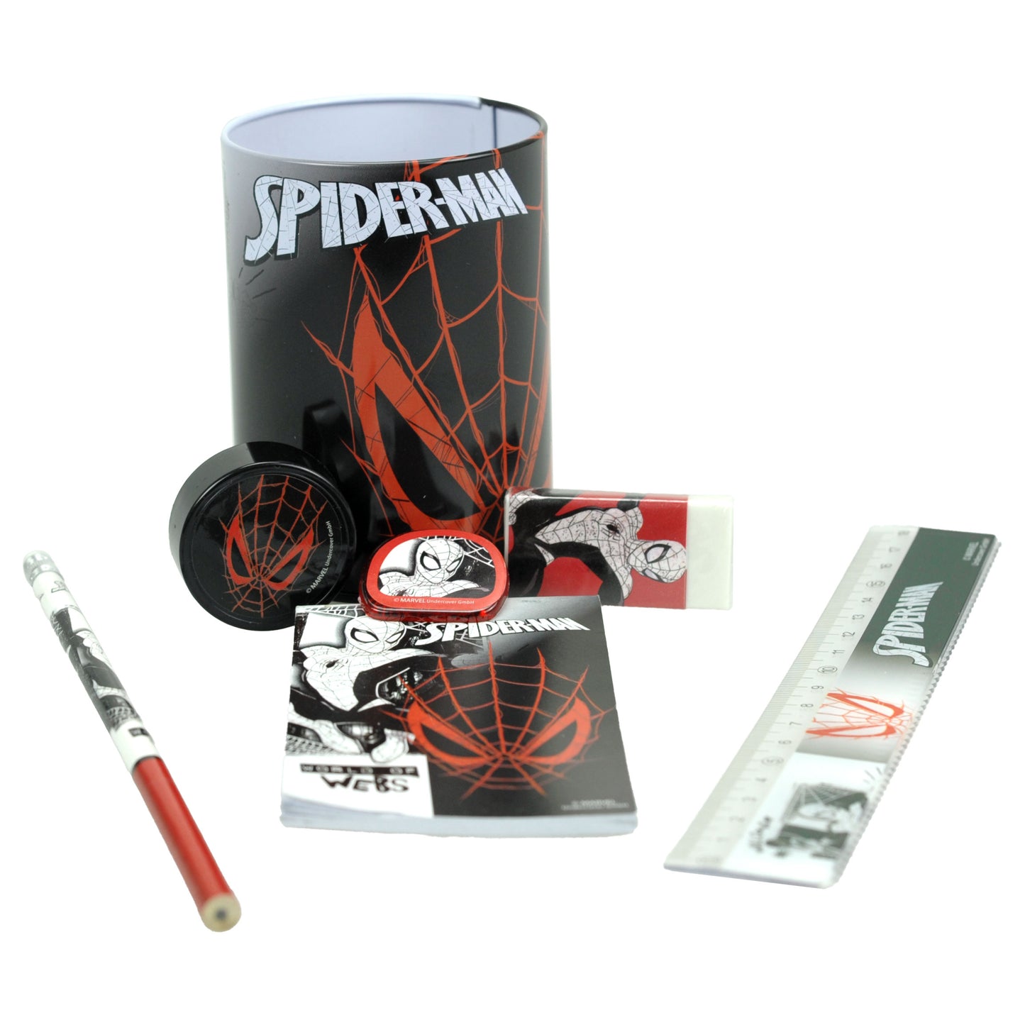 GIM. σετ δωρου μολυβοθ.SPIDERMAN WORLD OF WEBS