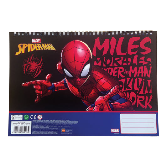 GIM. μπλοκ ζωγρ.23X33 40φ+STIC.SPIDERMAN