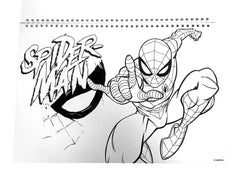 GIM. μπλοκ ζωγρ.23X33 40φ+STIC.SPIDERMAN