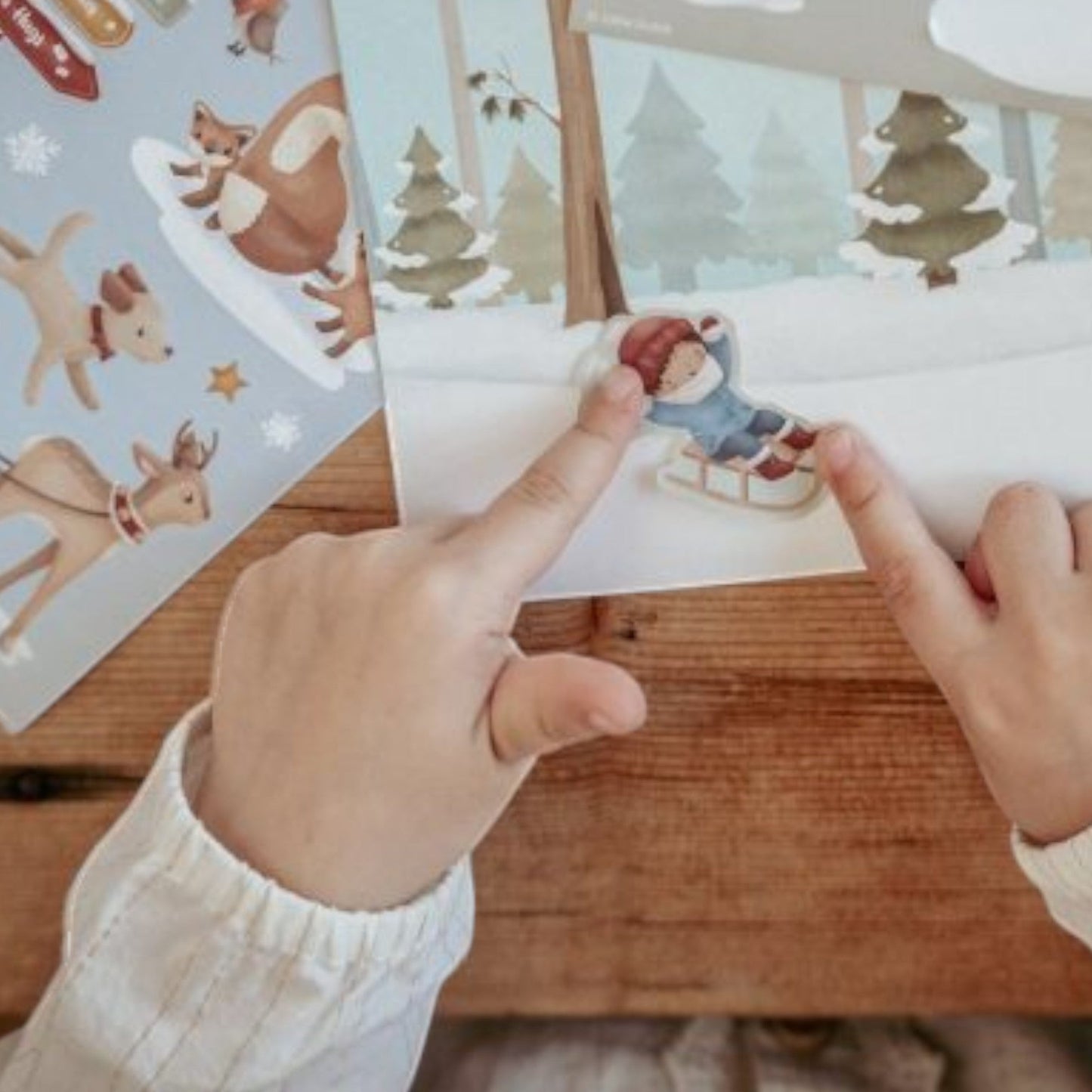 LITTLE DUTCH. Σετ με Χριστουγεννιάτικα αυτοκόλλητα