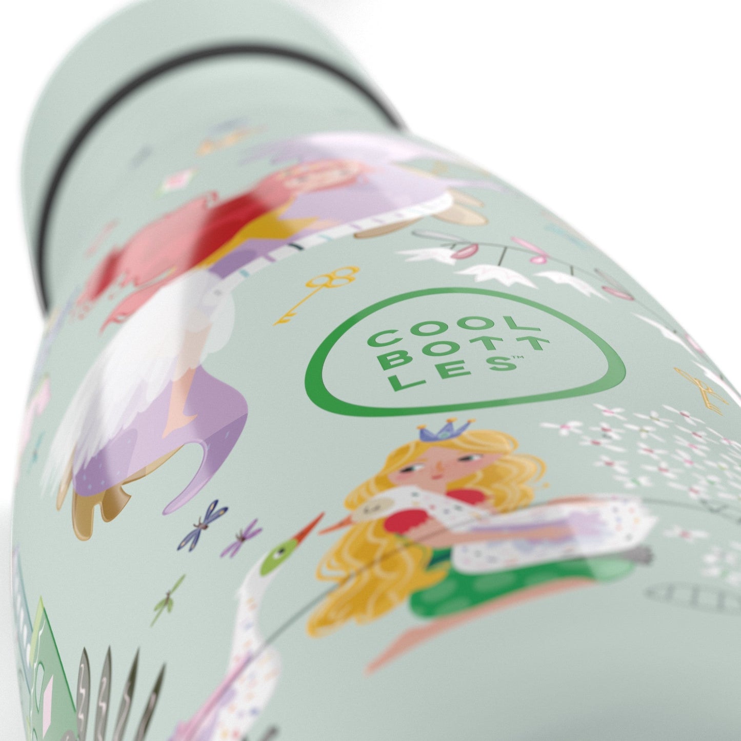 COOL BOTTLES. Ανοξείδωτο μπουκάλι Πριγκίπισσες 350ml