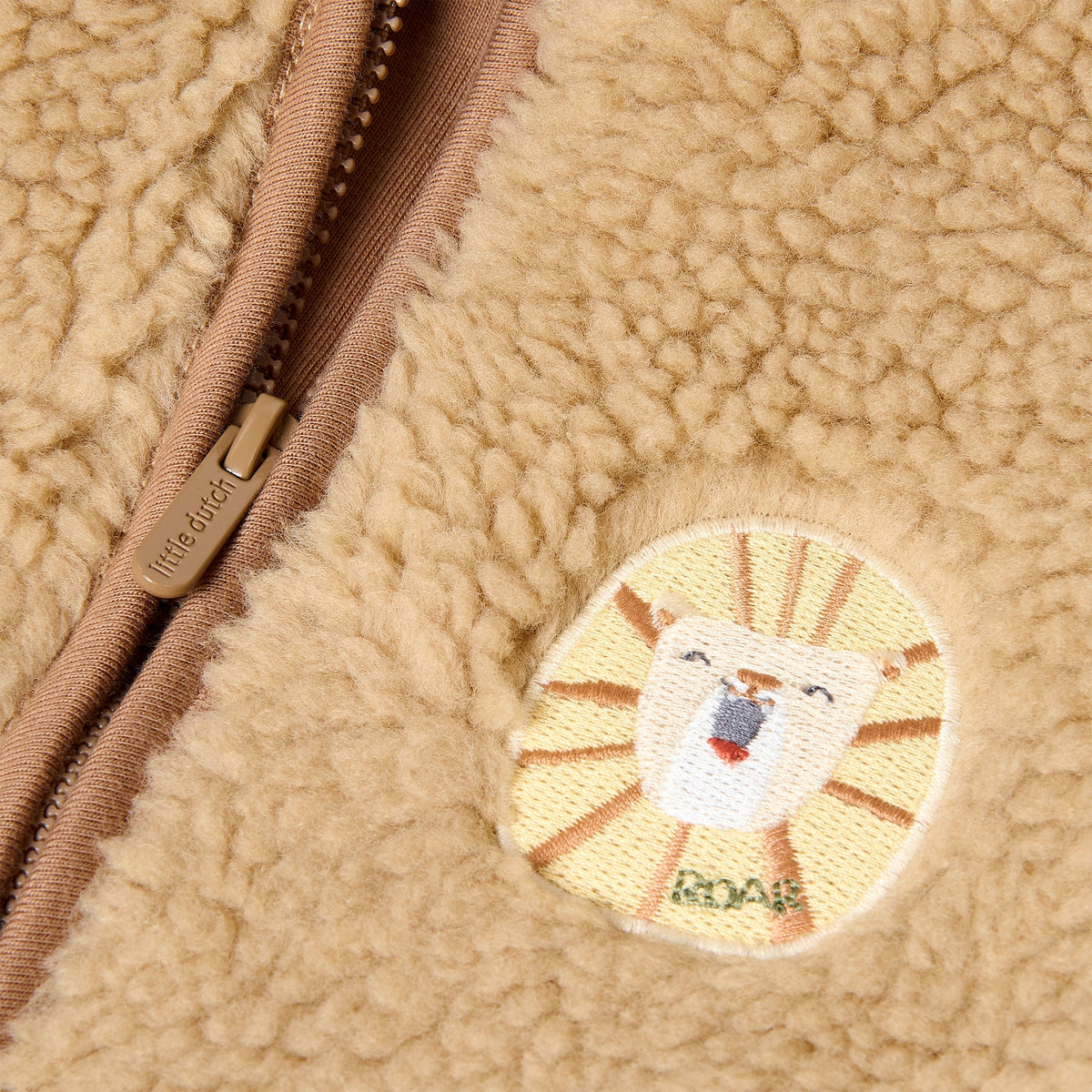 LITTLE DUTCH. Ζακέτα teddy Warm Taupe