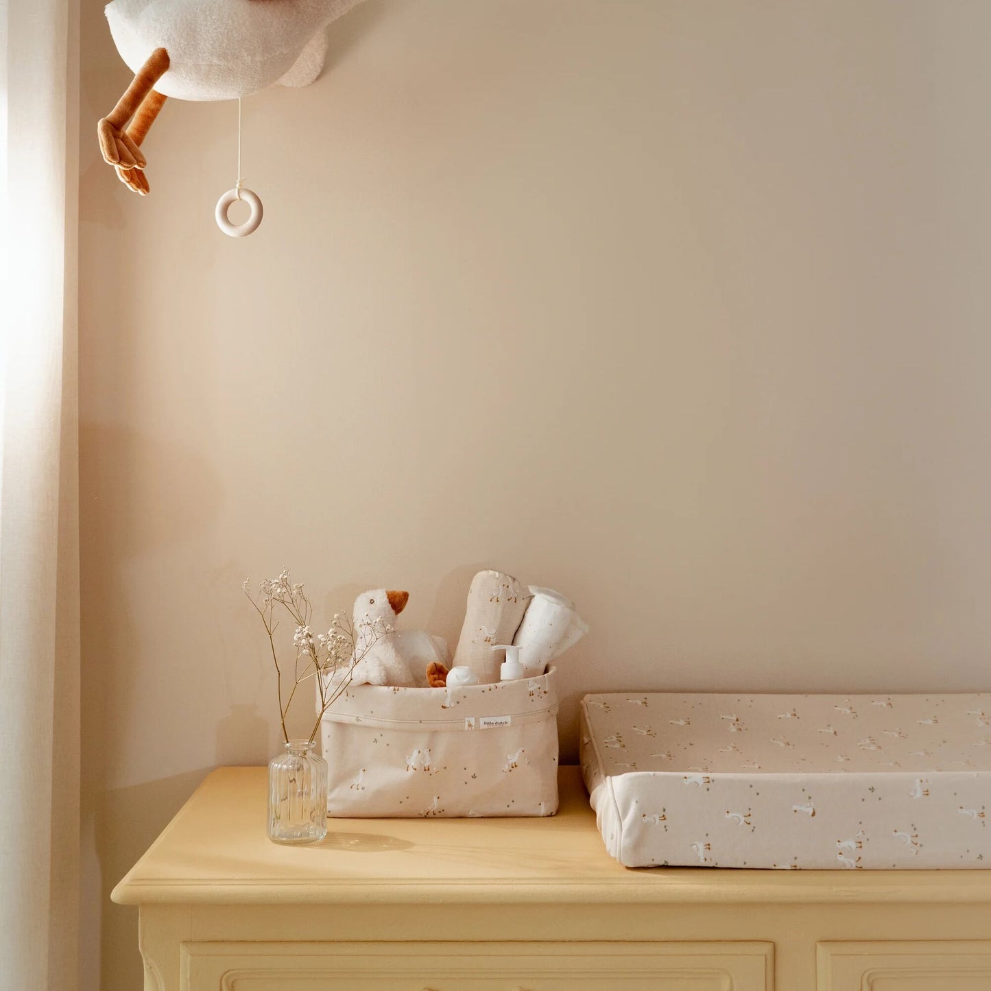 LITTLE DUTCH. Σετ 2 πανάκια αγκαλιάς από μουσελίνα Little Goose 70x70