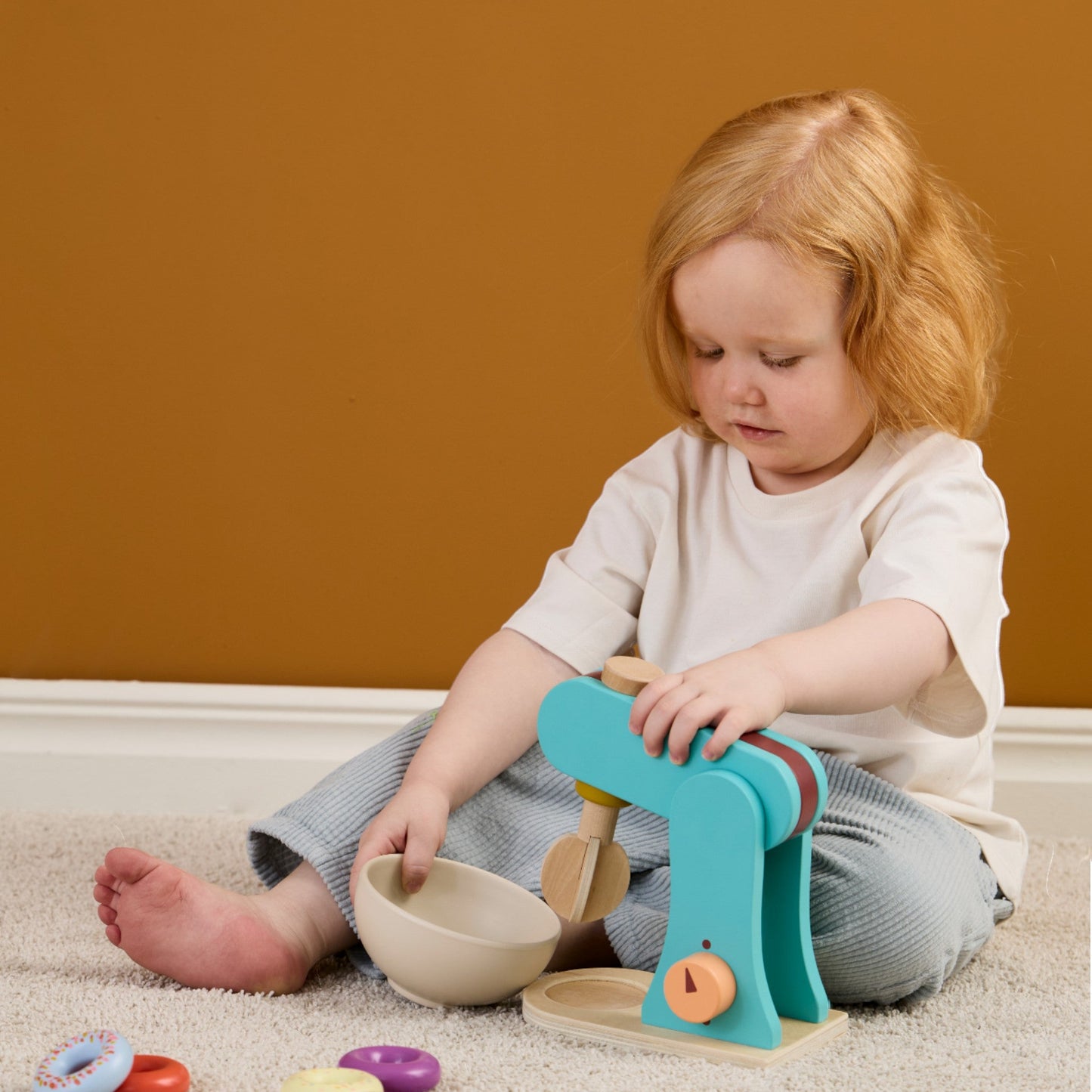 KIDS CONCEPT. Ξύλινο μίξερ KID'S HUB (μπλε)