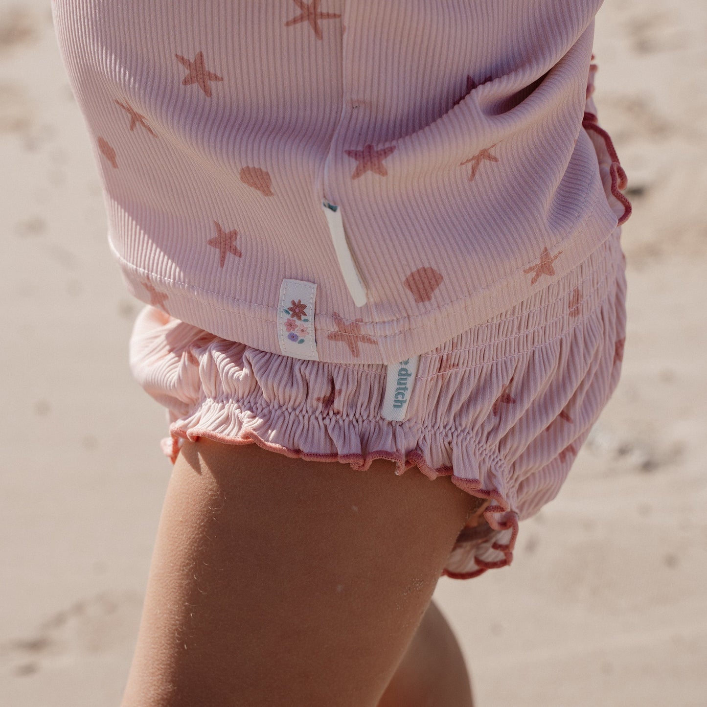 LITTLE DUTCH. Παιδικό μαγιό μπικίνι με βολάν Dreamy Seashells