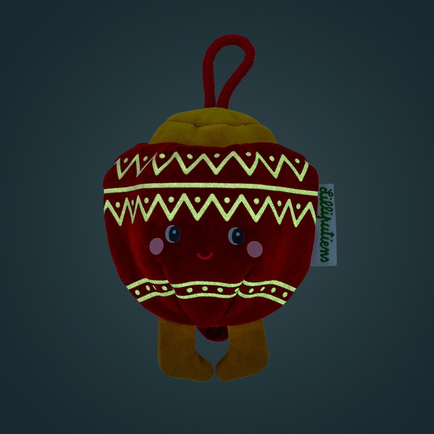 LILLIPUTIENS. Χριστουγεννιάτικο στολίδι-ξωτικό που φωσφορίζει Bibbi