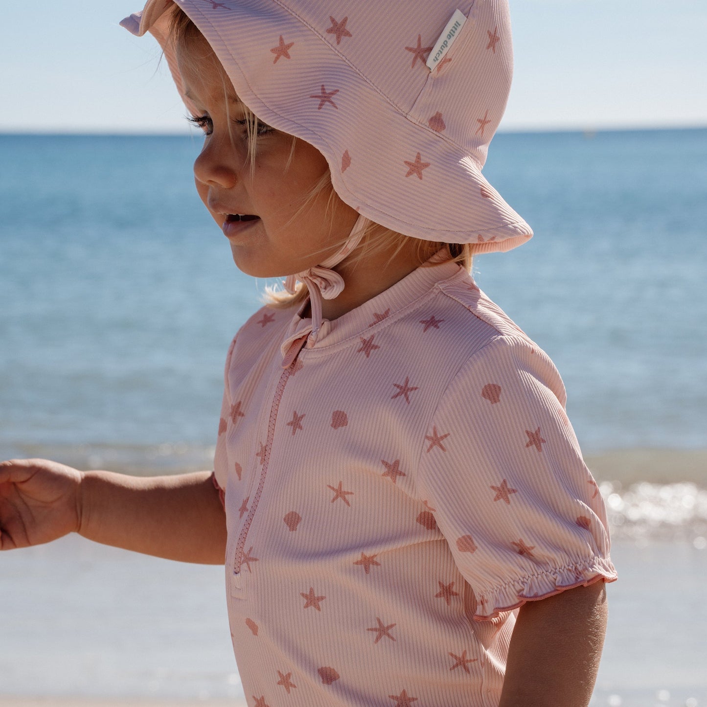 LITTLE DUTCH. Μπλουζάκι κοντομάνικο με προστασία UV Dreamy Seashells
