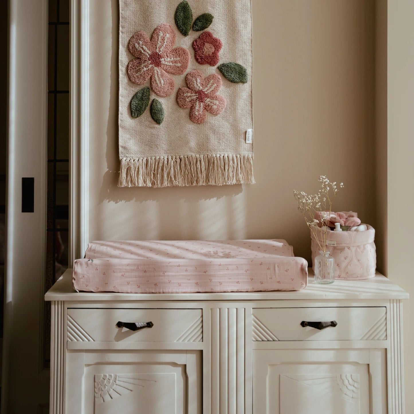 LITTLE DUTCH. Κάλυμμα μαξιλαριού αλλαξιέρας Pure Blossom