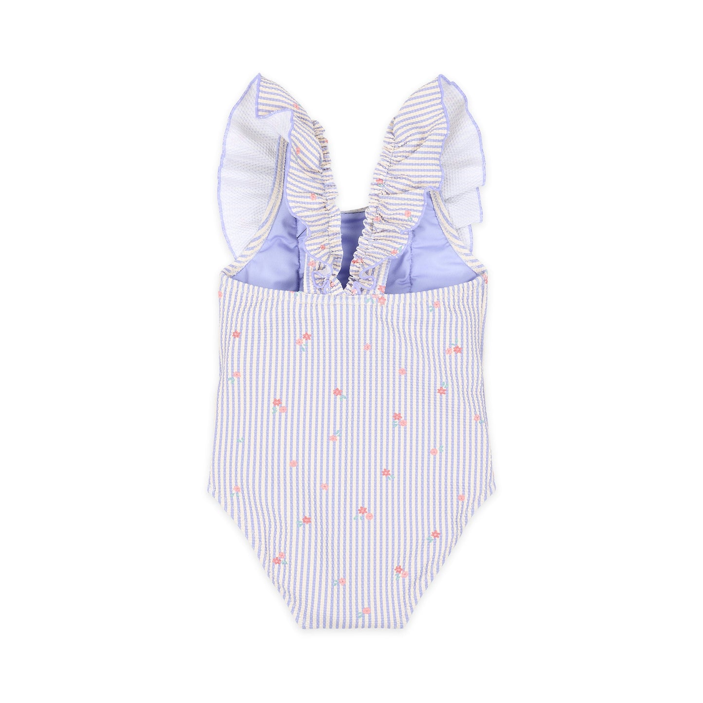 LITTLE DUTCH. Ολόσωμο μαγιό με βολάν Dreamy Stripes