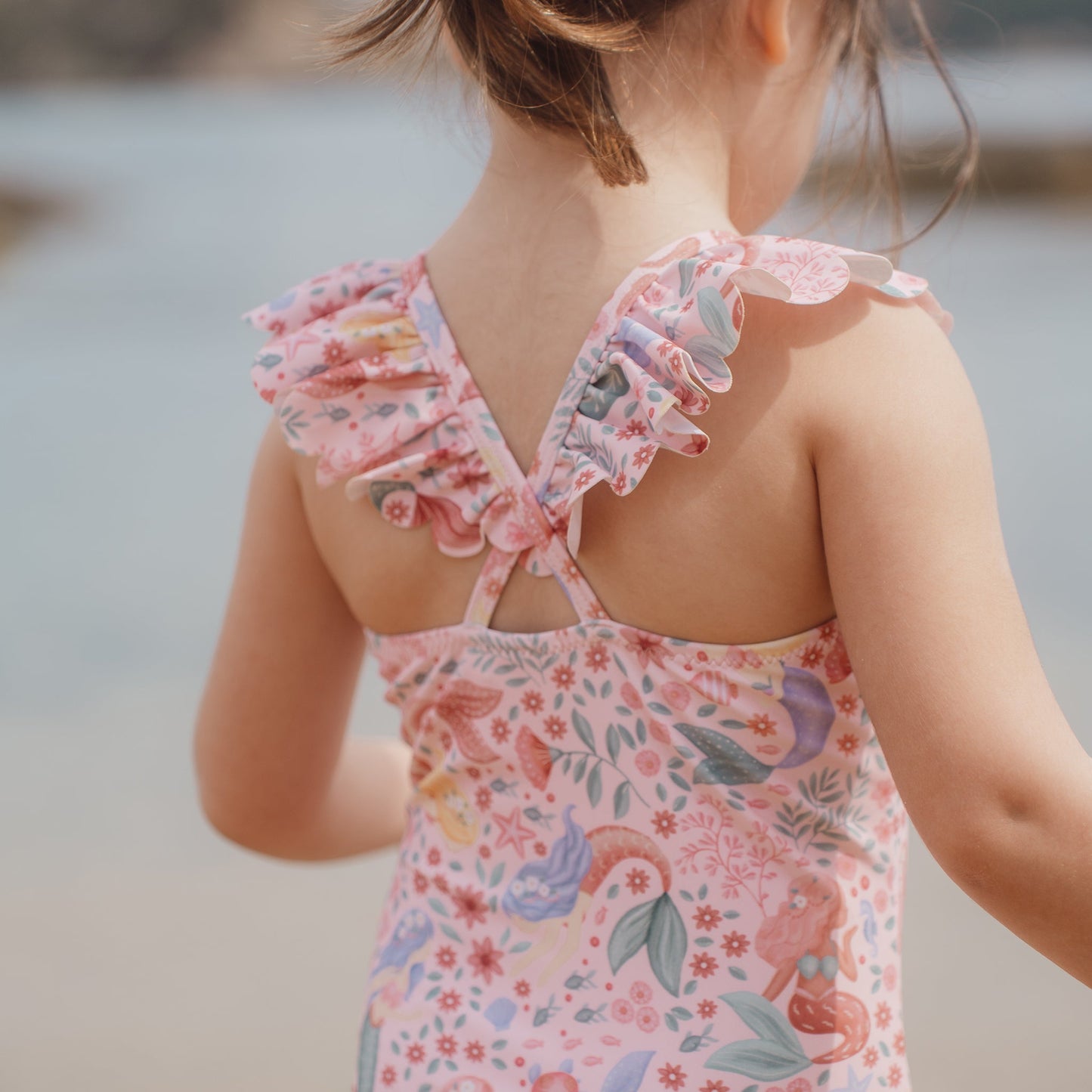 LITTLE DUTCH. Ολόσωμο μαγιό με βολάν Dreamy Mermaid