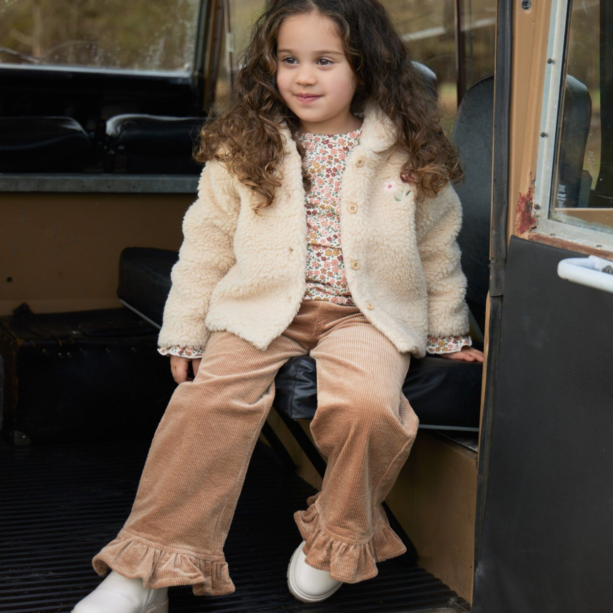 LITTLE DUTCH. Ζακέτα teddy Vanilla