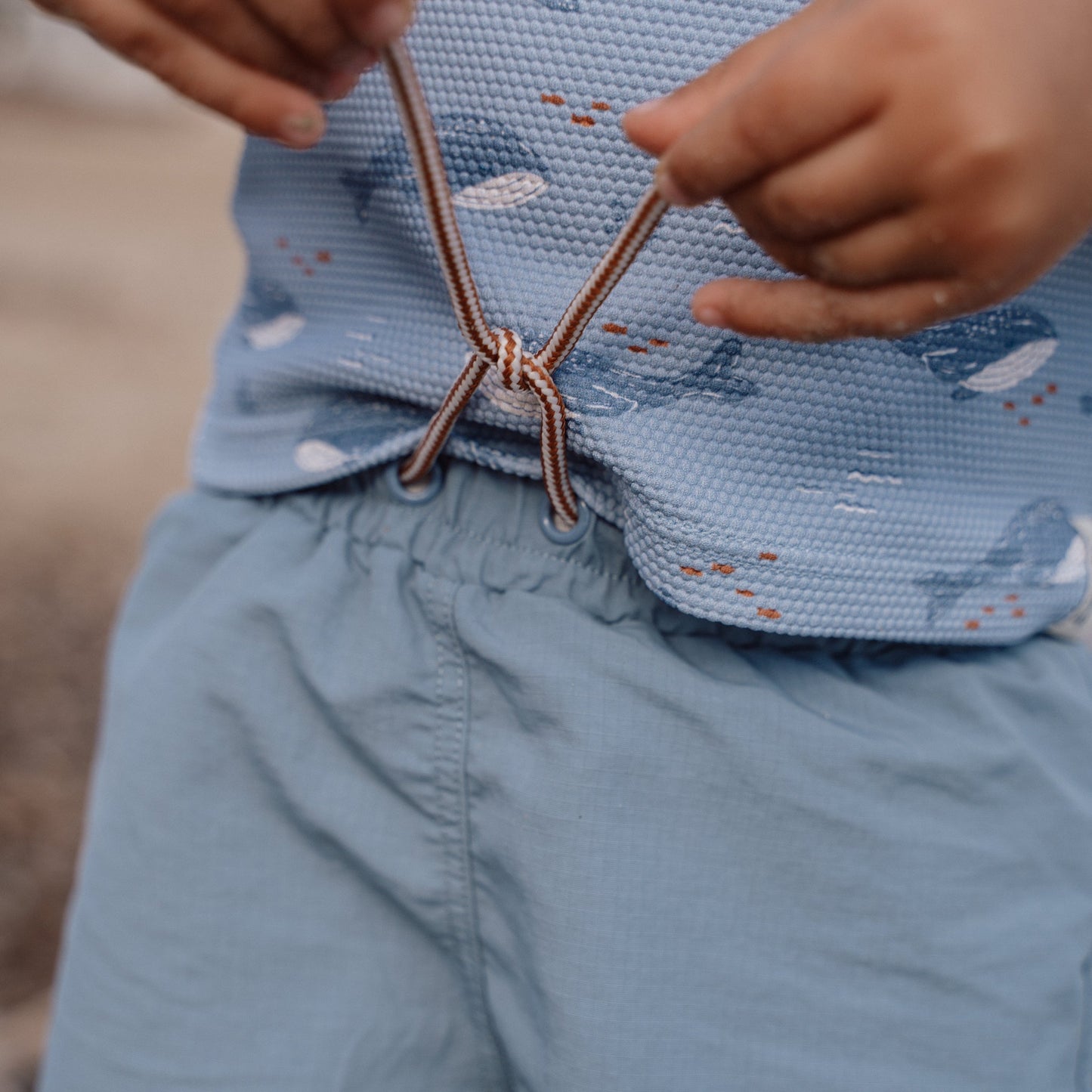 LITTLE DUTCH. Παιδικό μαγιό βερμούδα για αγόρια Ocean Blue