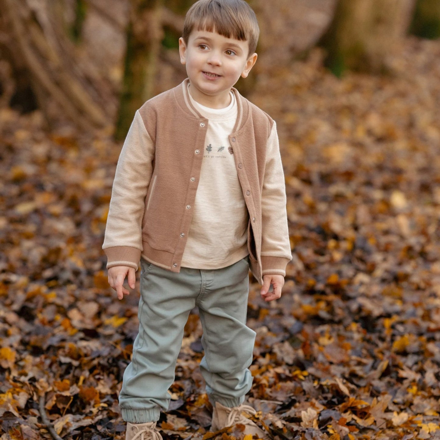 LITTLE DUTCH. Μπλουζάκι μακρυμάνικο με κέντημα Sand Melee