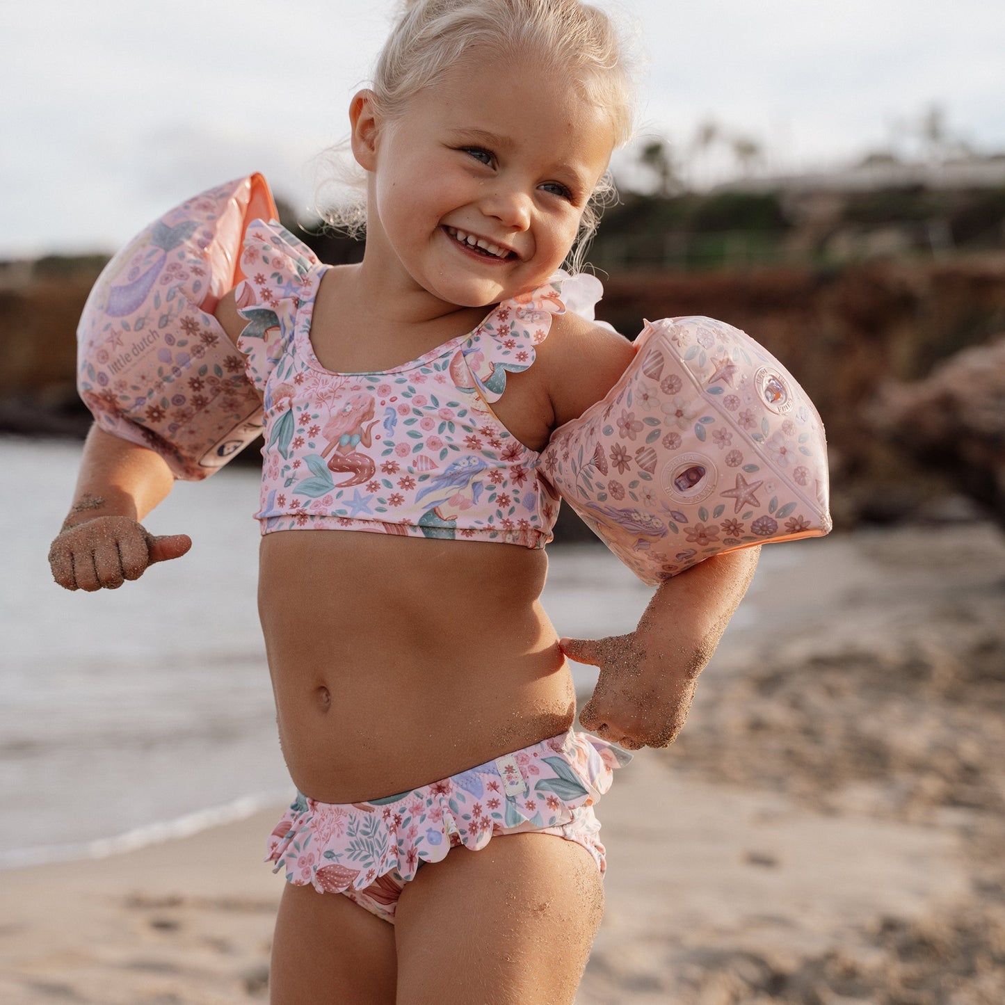 LITTLE DUTCH. Παιδικό σετ μπικίνι με βολάν Dreamy Mermaid