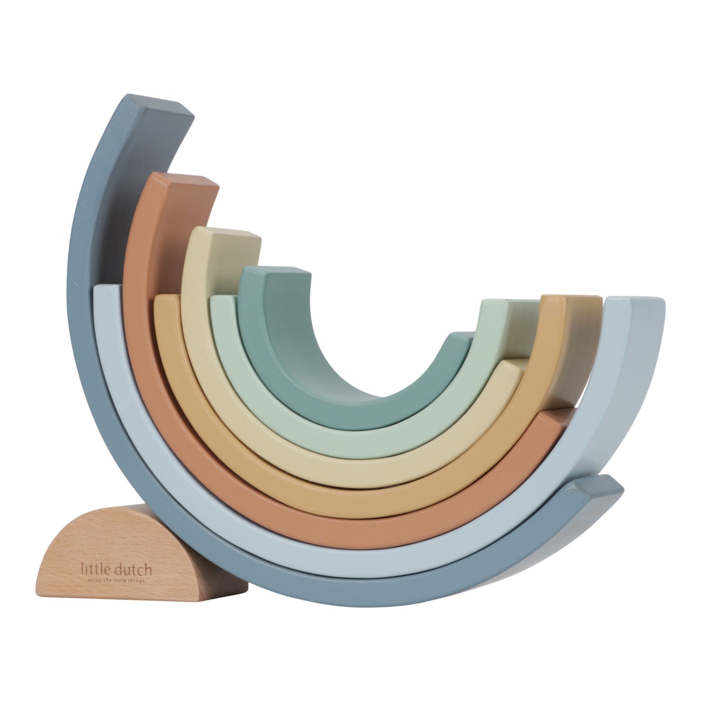 LITTLE DUTCH. Ξύλινο τρισδιάστατο Ουράνιο Τόξο Forest Friends FSC
