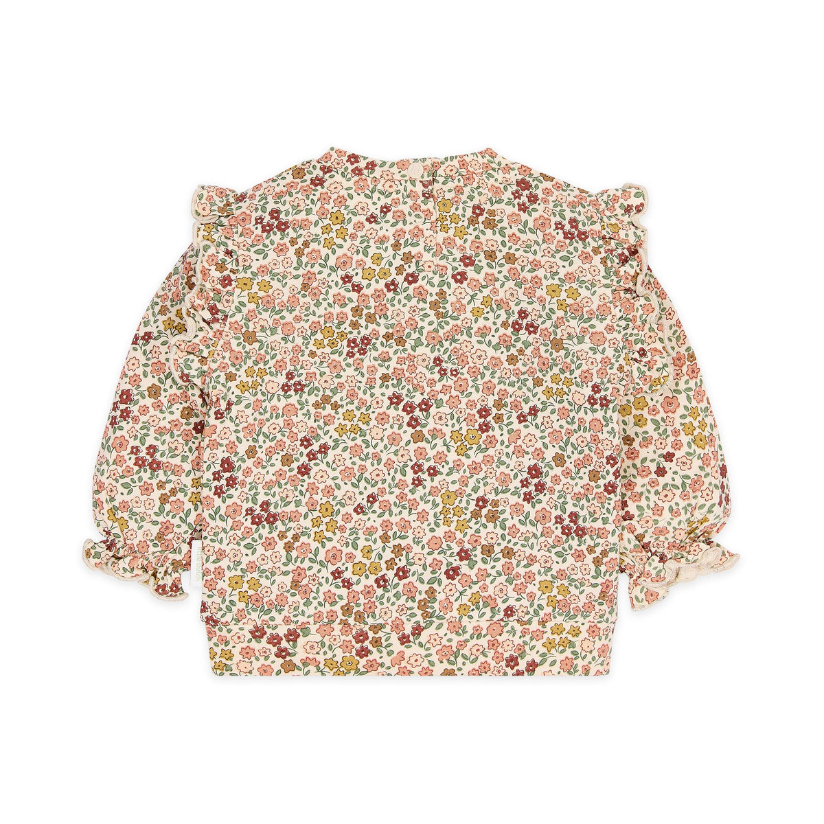 LITTLE DUTCH. Φούτερ λεπτό με βολάν Safari Flowers
