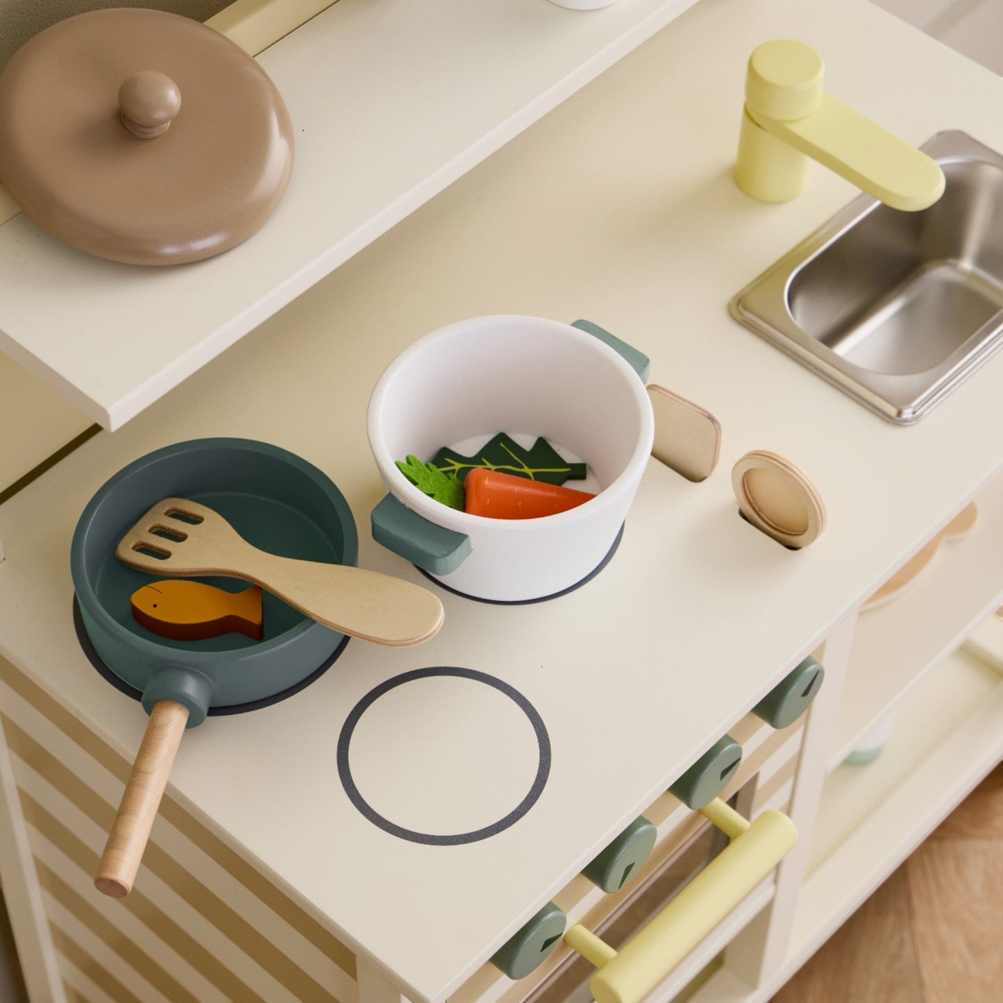 KIDS CONCEPT. Ξύλινη κουζίνα KID'S HUB (λευκό)