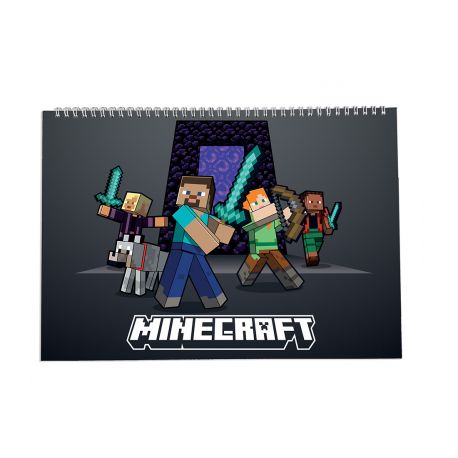 XSCAPE. ΜΠΛΟΚ ΖΩΓΡΑΦΙΚΗΣ Α4 30φ. MINECRAFT