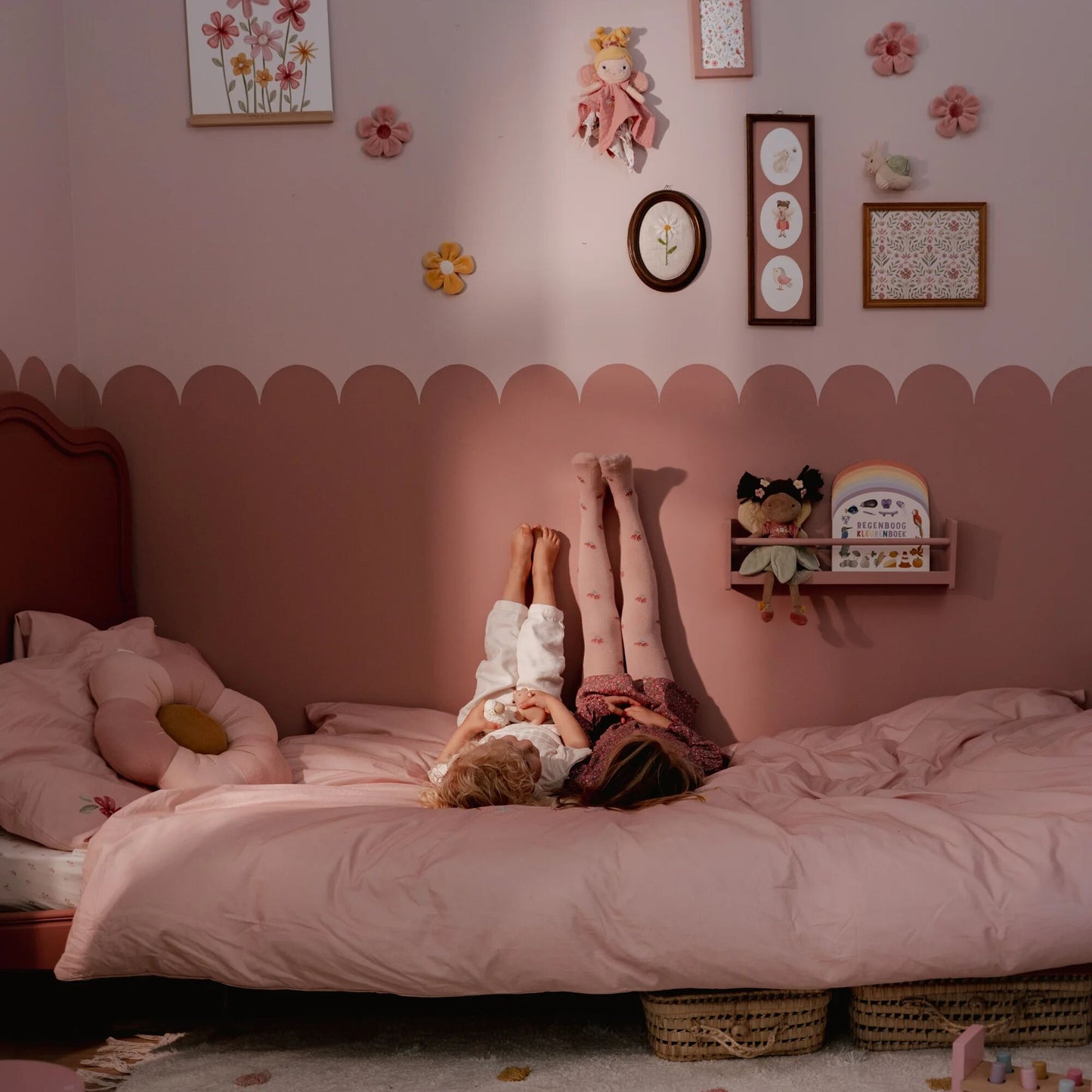 LITTLE DUTCH. Μαξιλάρι πλεκτό Λουλούδι Fairy Garden