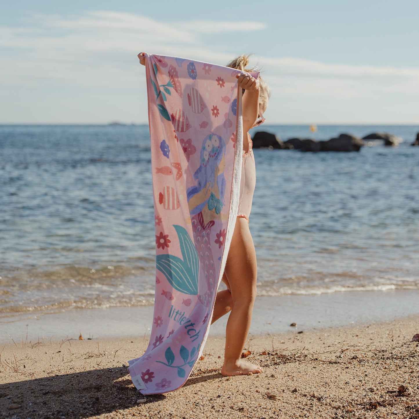 LITTLE DUTCH. Πετσέτα θαλάσσης Dreamy Mermaid Multicolour - 60x120