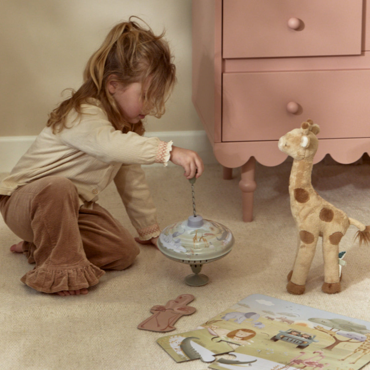 LITTLE DUTCH. Υφασμάτινη καμηλοπάρδαλη Safari Friends GRS