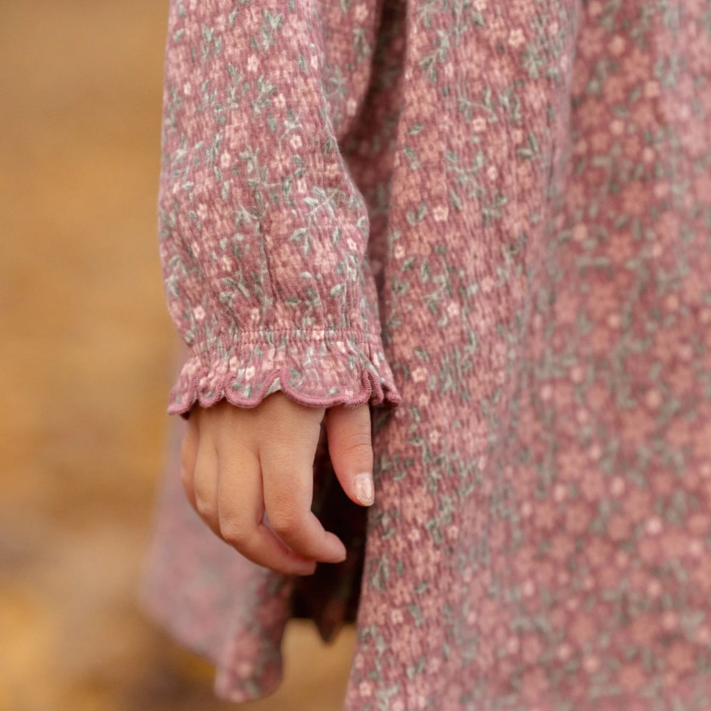 LITTLE DUTCH. Φορεματάκι μακρυμάνικο Rouge Flower