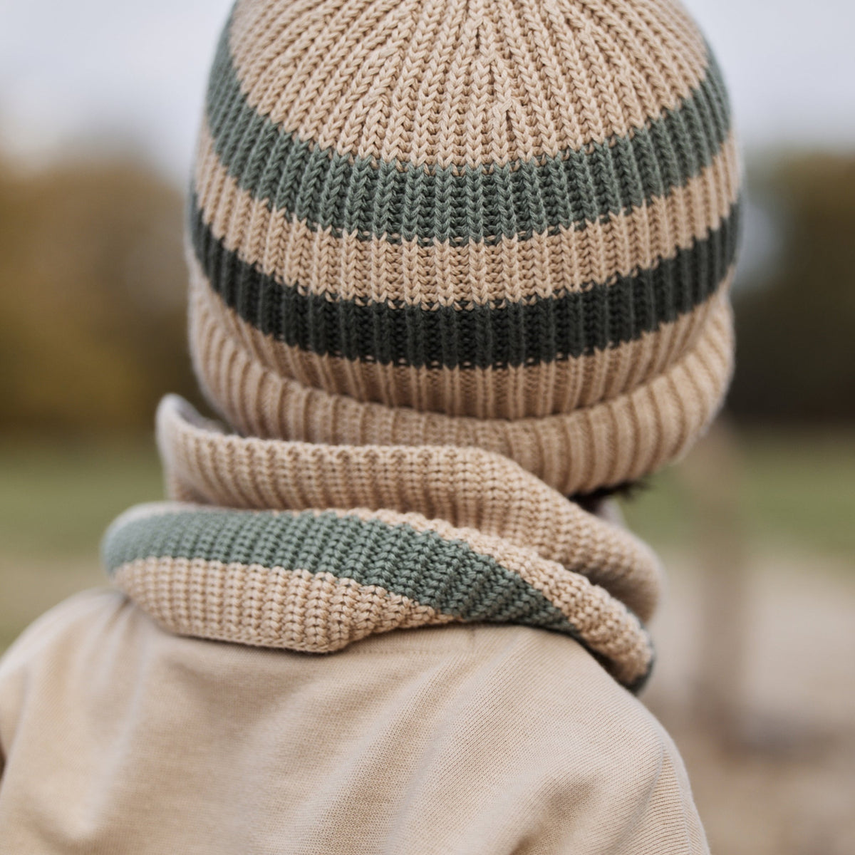 LITTLE DUTCH. Πλεκτό σκουφάκι Warm Taupe